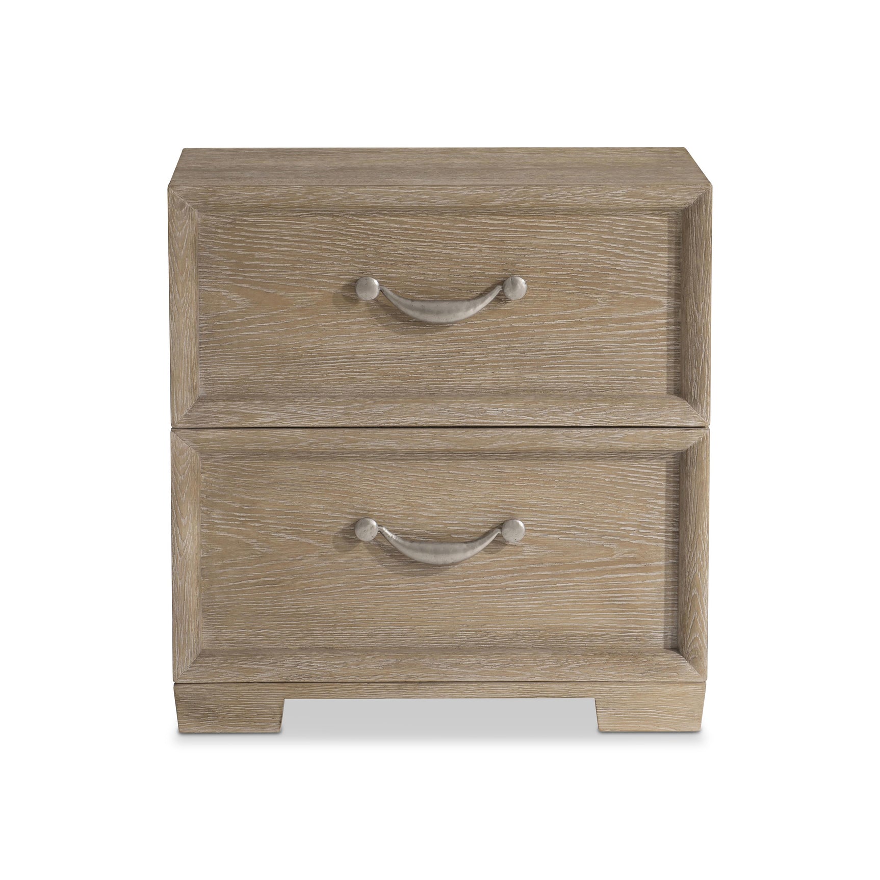 Aventura Marcona Nightstand with Metal Handles - Ornate Home
