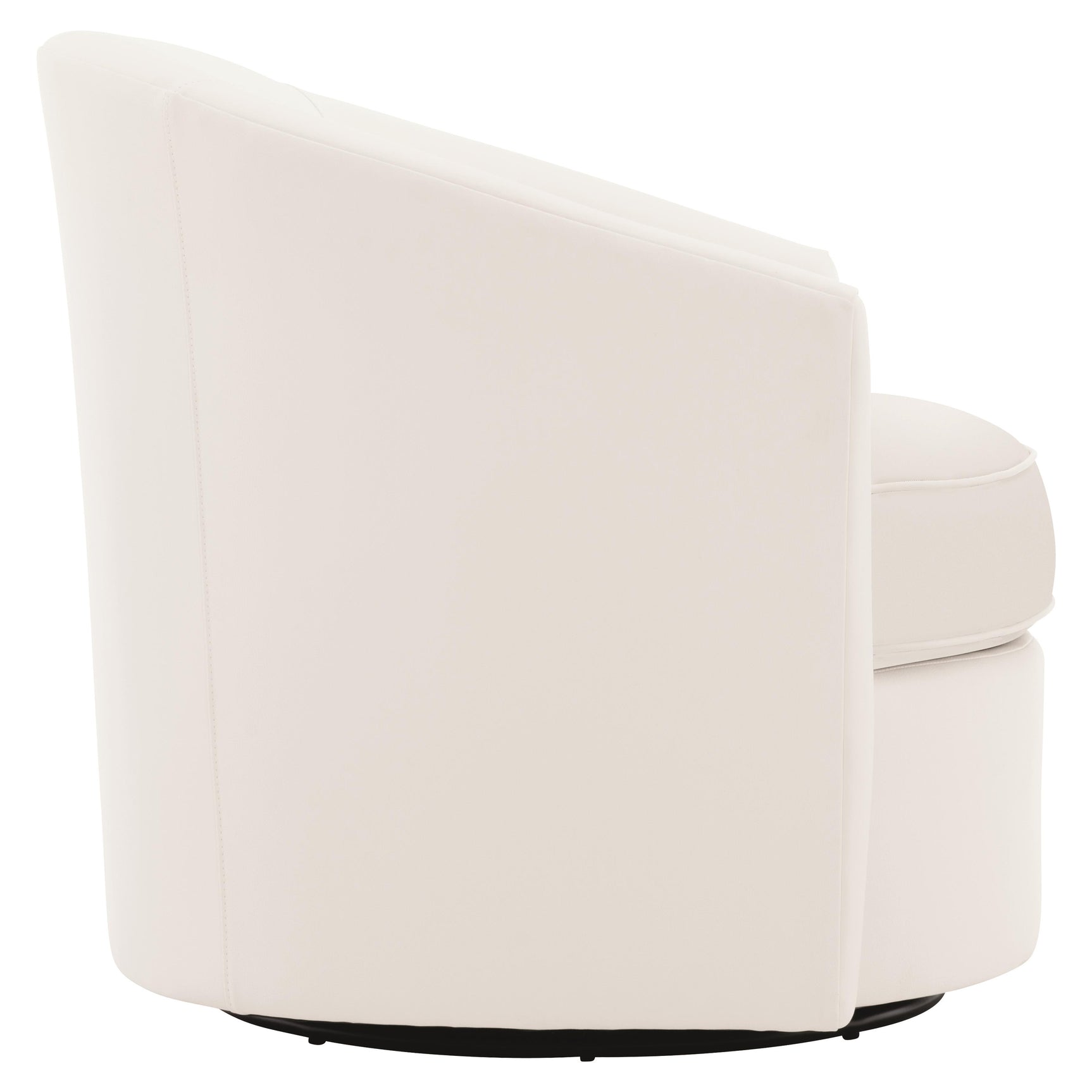 Aventura White/Cream Outdoor Swivel Chair - Ornate Home