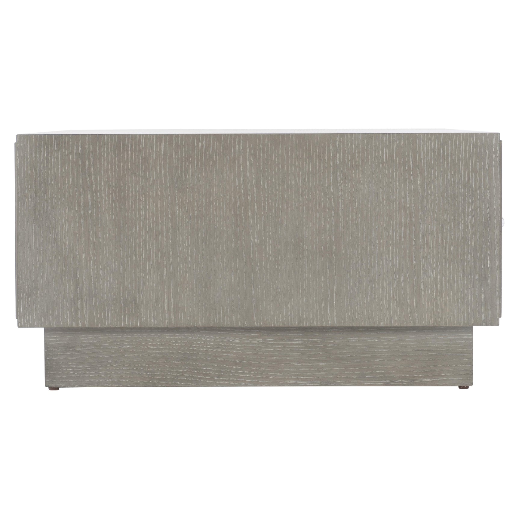 Avenue Cerused Greige/Lacquered White Cocktail Table - Ornate Home