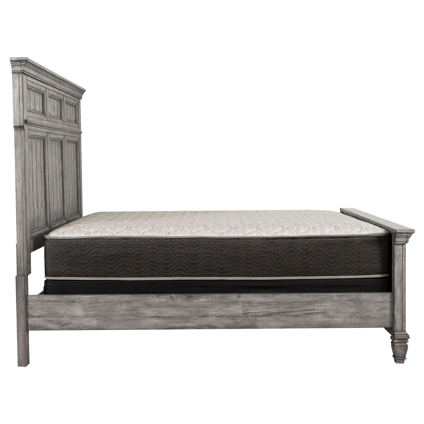 Avenue Weathered Grey California King Panel Bed - Ornate Home