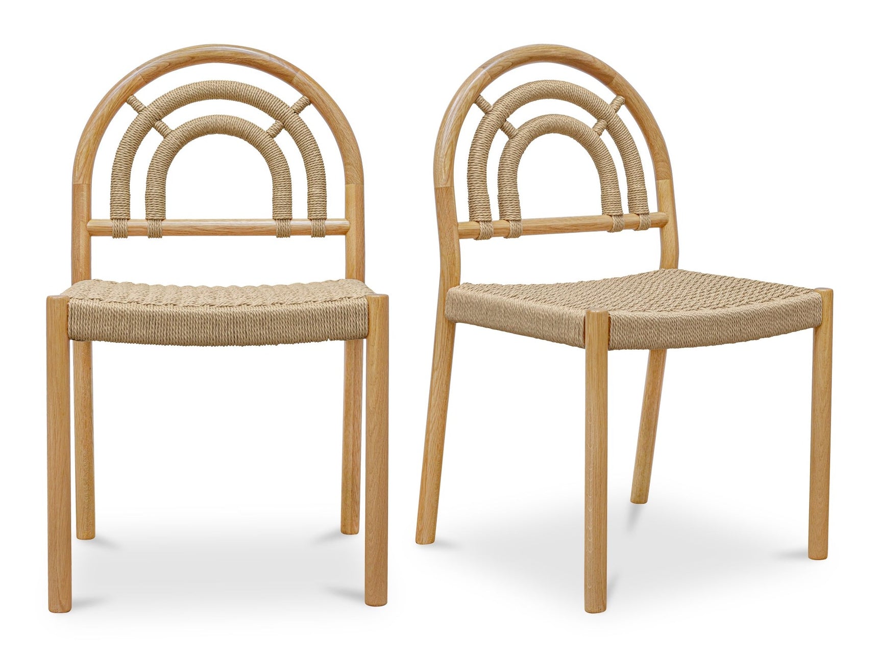 Avery Natural Dining Chair (Set of 2) - Ornate Home