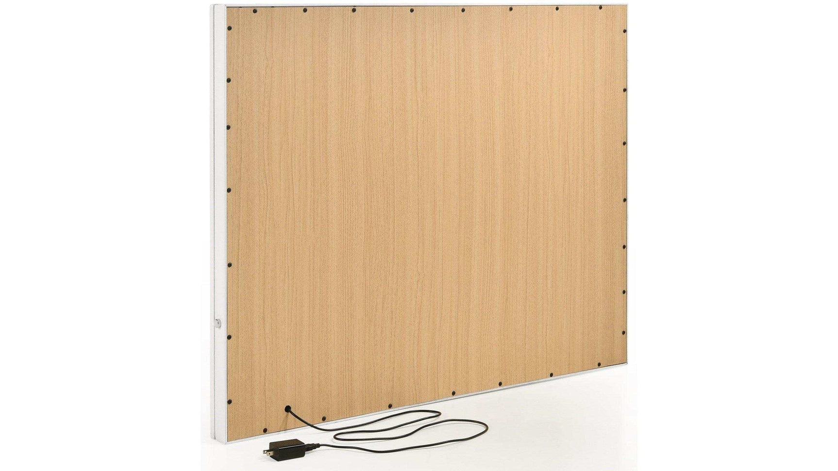 Avery White Vanity Set w/LED Mirror - Ornate Home