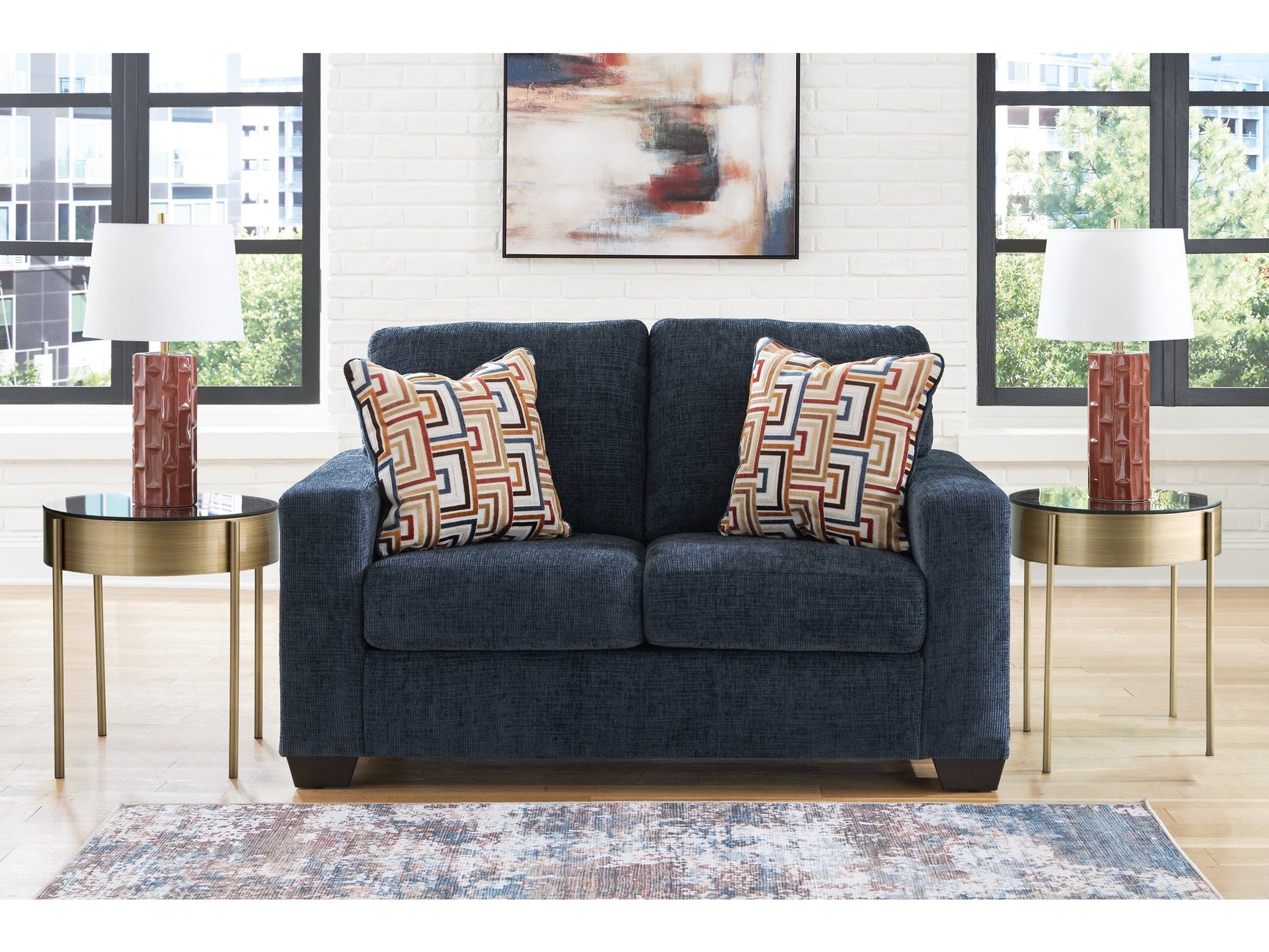 Aviemore Ink Loveseat (Online Special Price) - Ornate Home