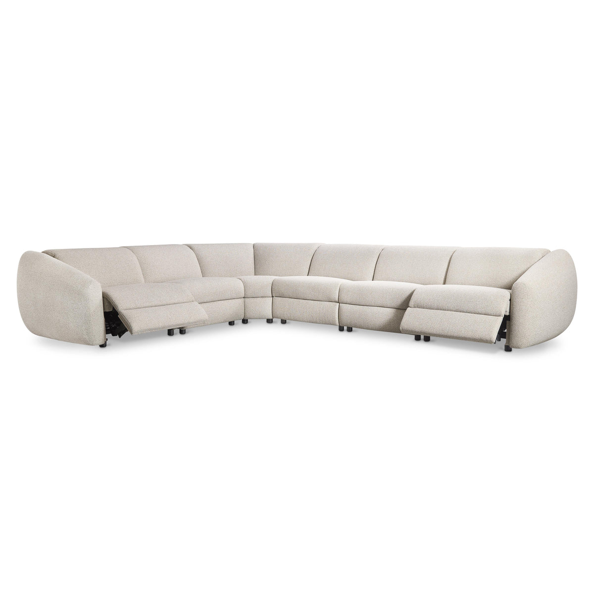 Avignon Ivory Power Motion Sectional - Ornate Home