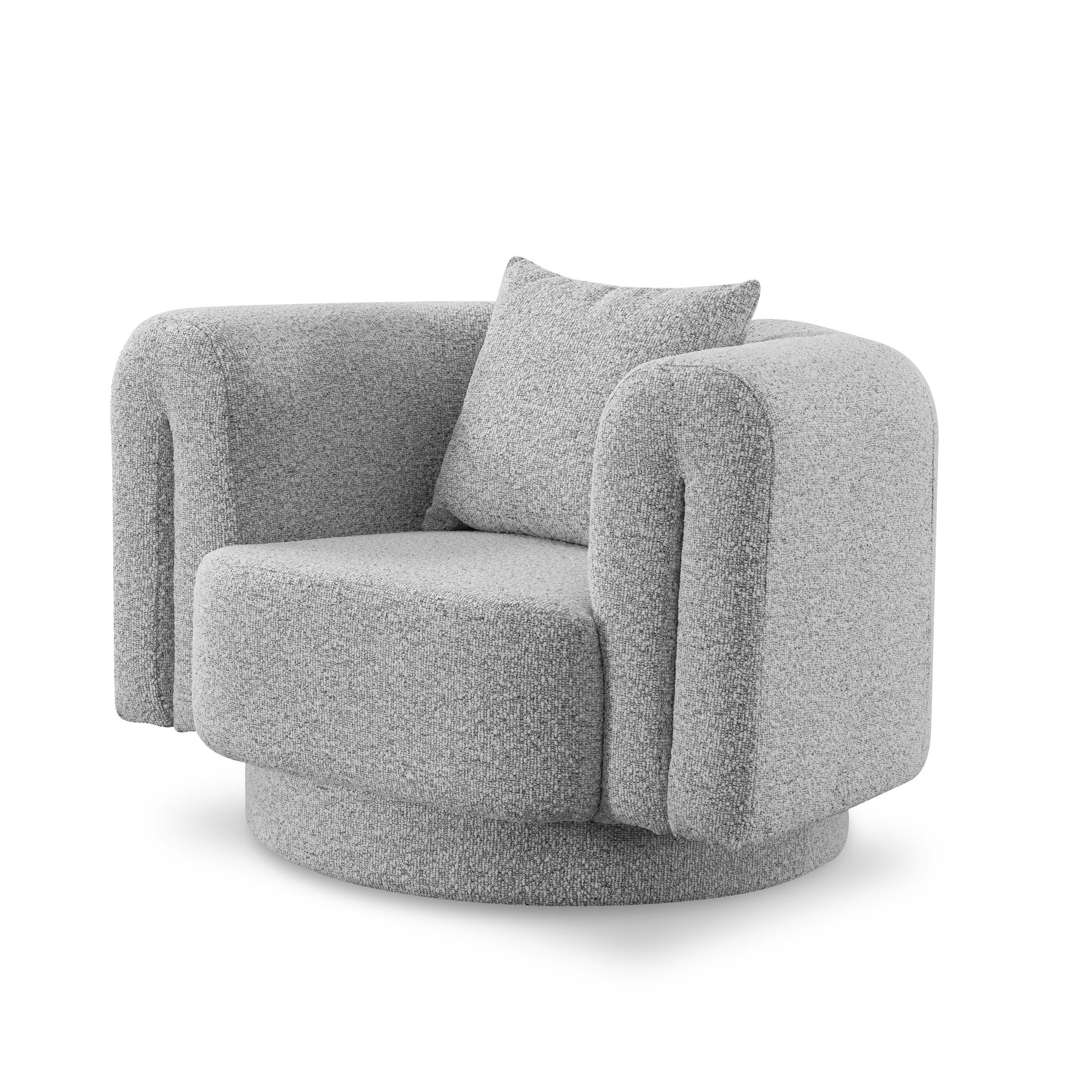 Avila Gray Living Room Set / 4pc - Ornate Home