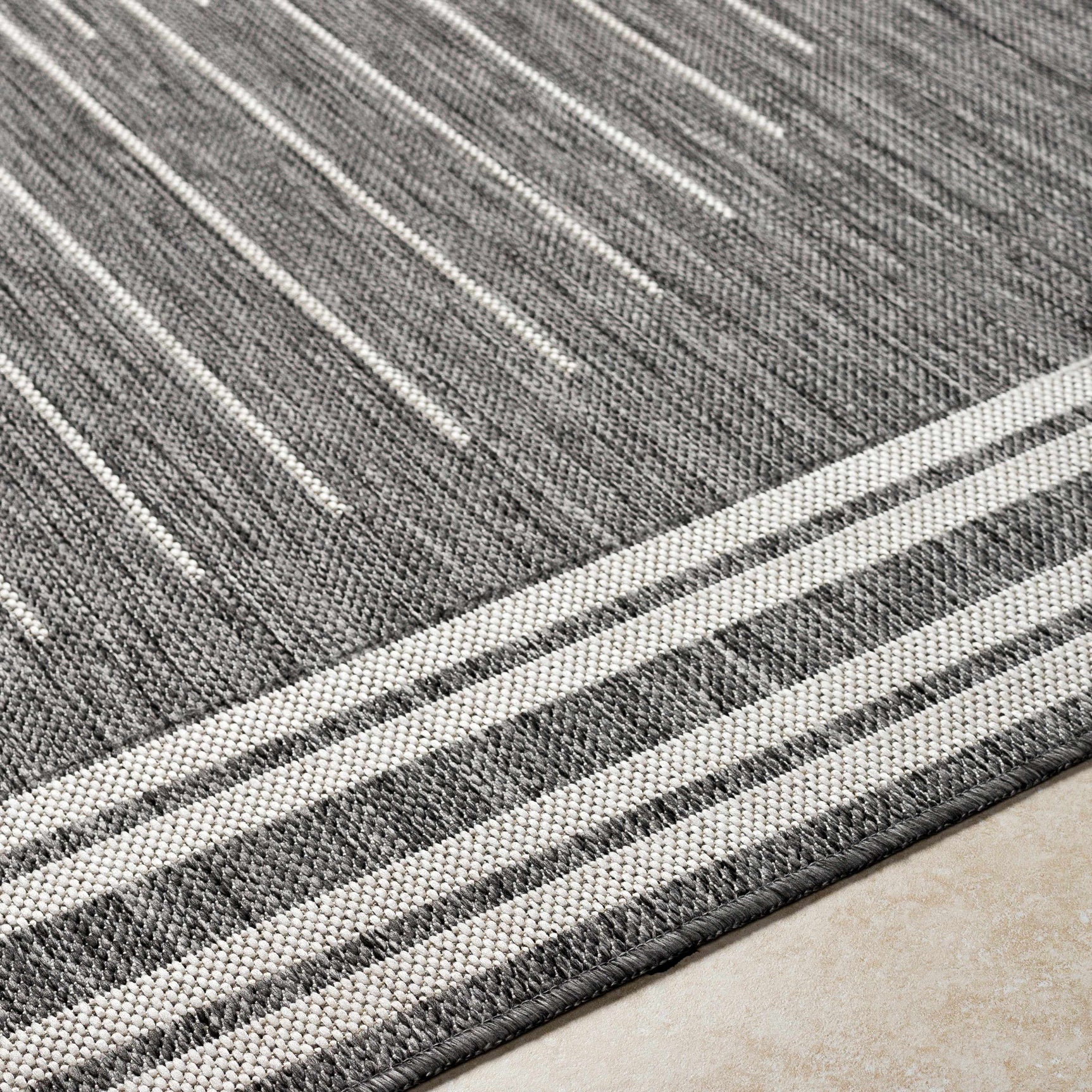 Aviya Gray Outdoor Area Rug - Clearance - Ornate Home