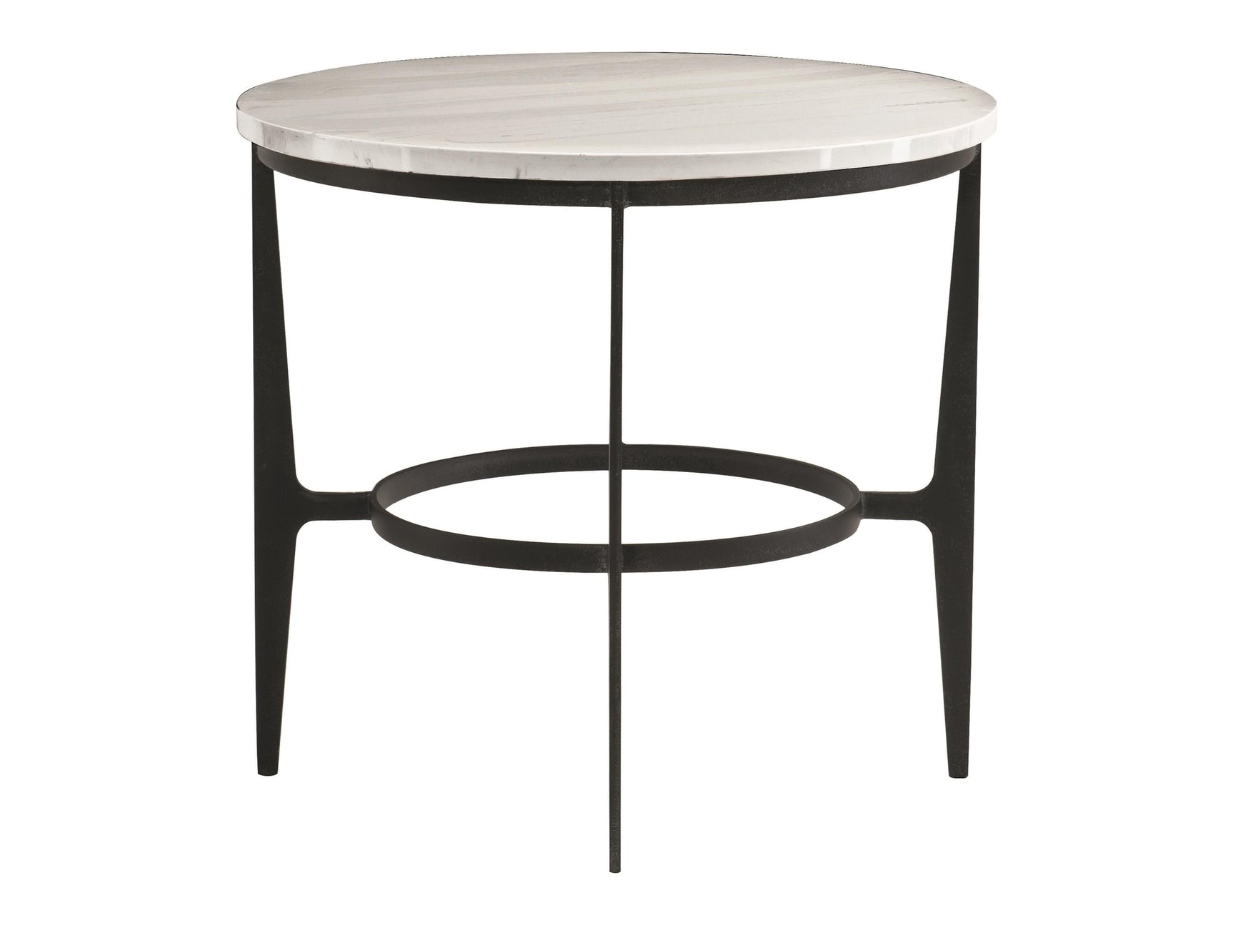 Avondale Faux Marble/Blackened Side Table - Ornate Home