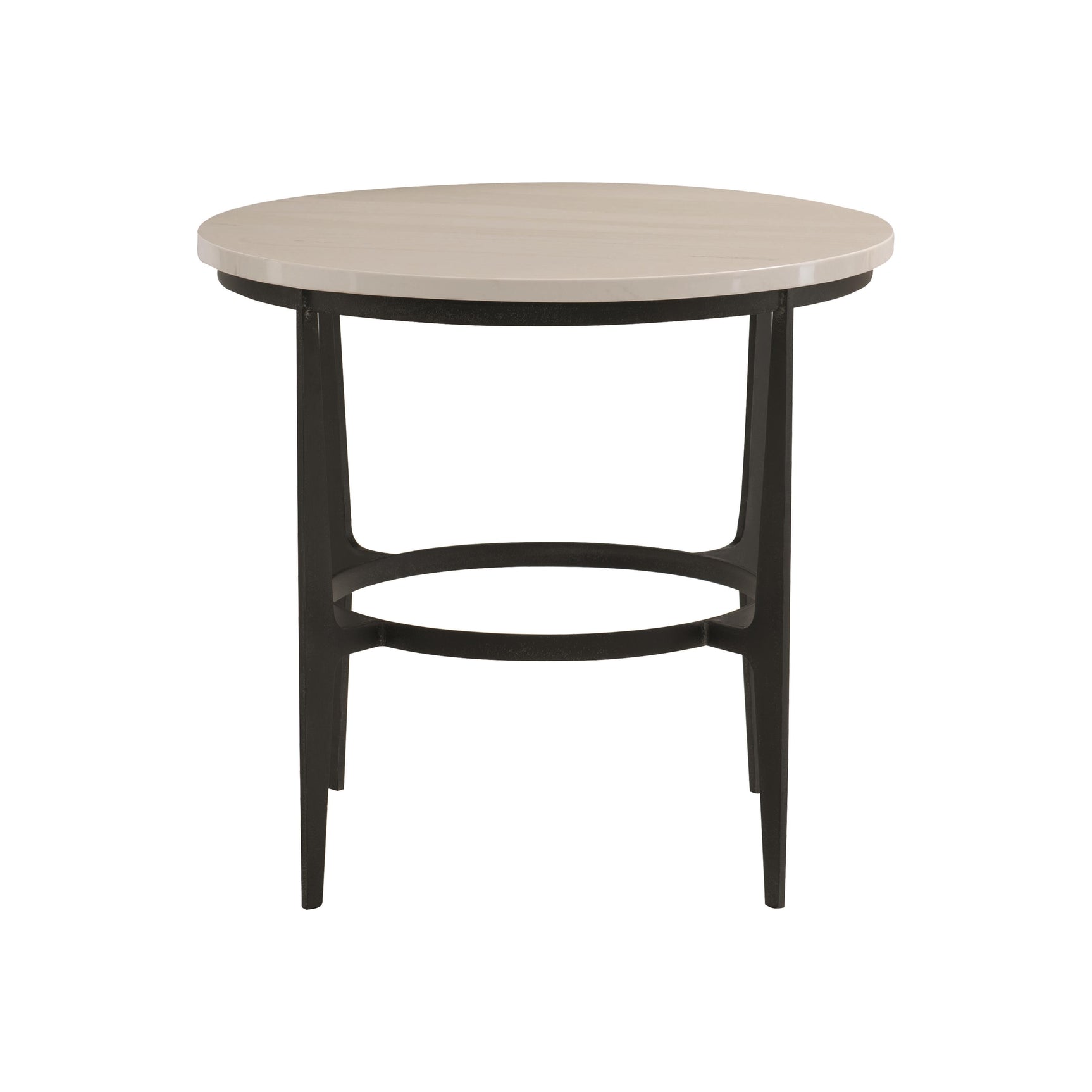Avondale Faux Marble/Blackened Side Table - Ornate Home