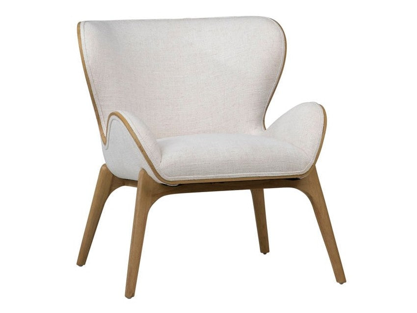 Avyanna Natural/Off White Occasional Chair - Ornate Home