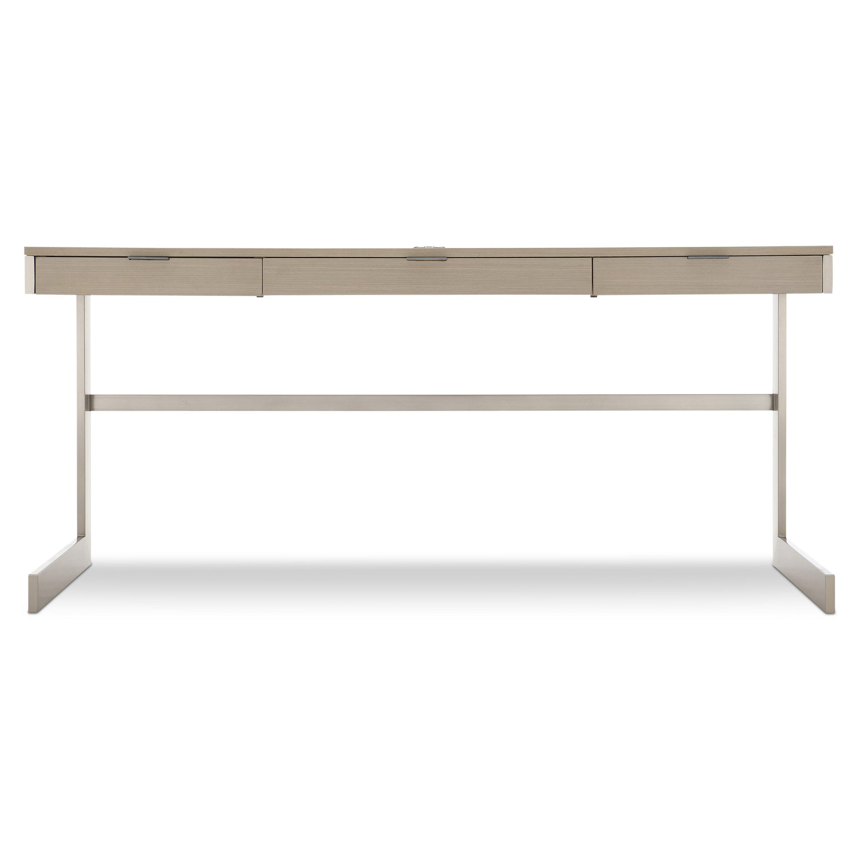 Axiom Brushed Silver/Linear Grey Desk - Ornate Home