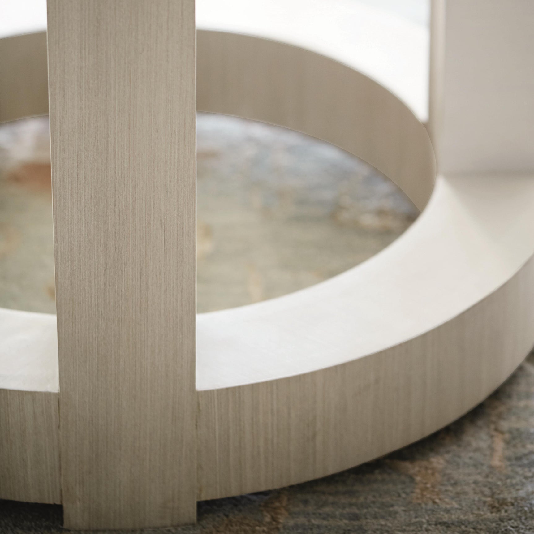 Axiom Linear Grey Dining Table (54") - Ornate Home