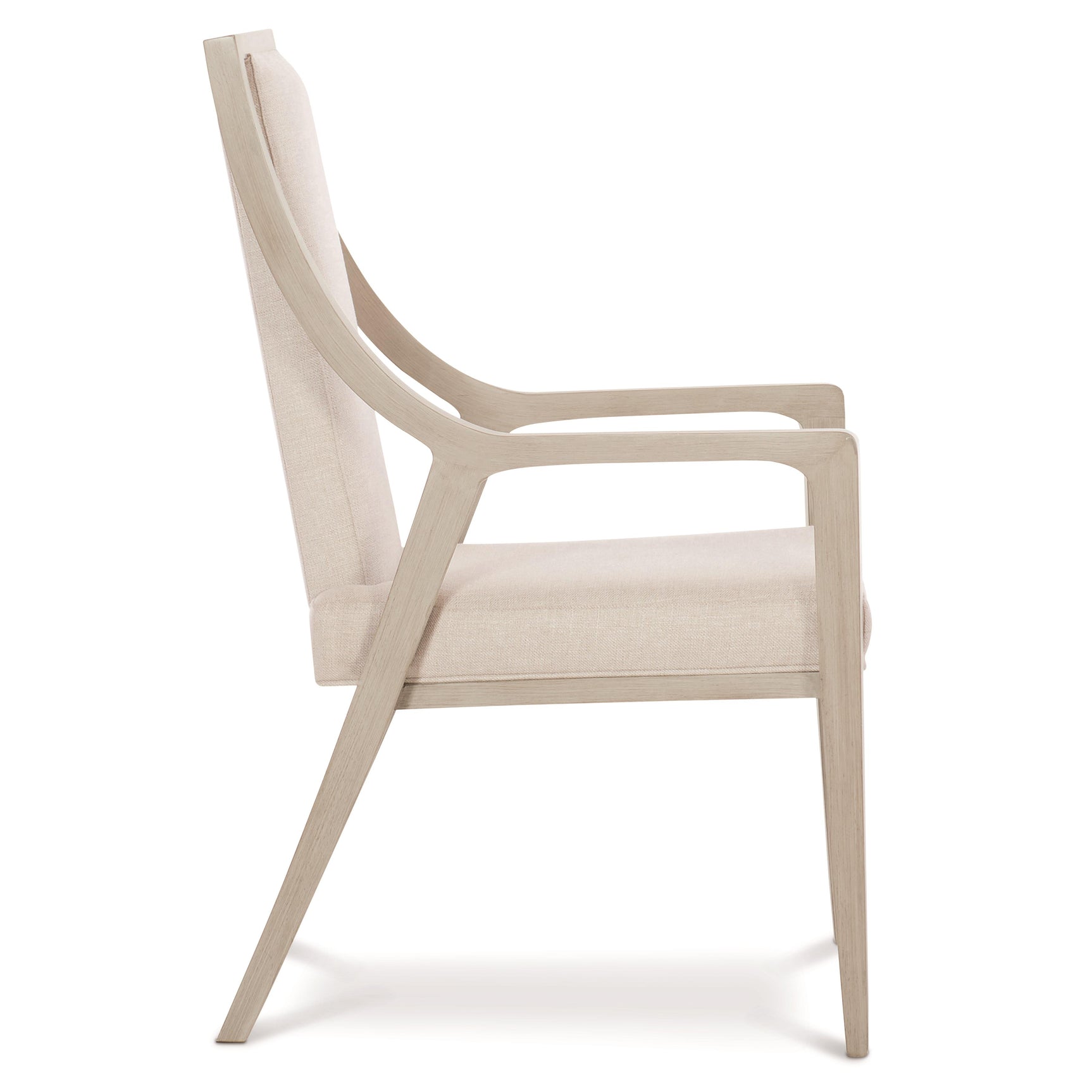 Axiom Linear Grey/Light Beige Arm Chair - Ornate Home