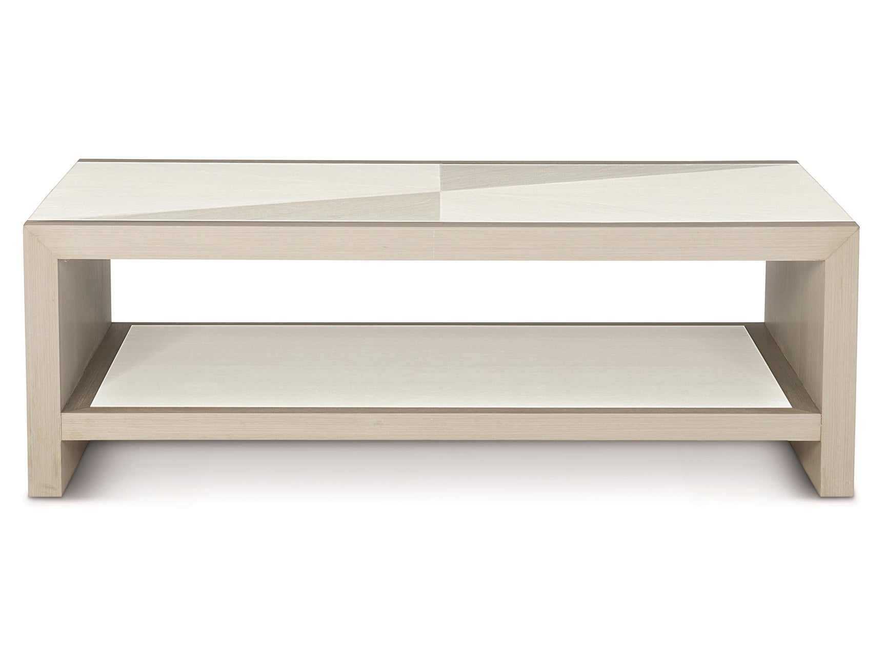 Axiom Linear Grey/Linear White Rectangular Cocktail Table - Ornate Home