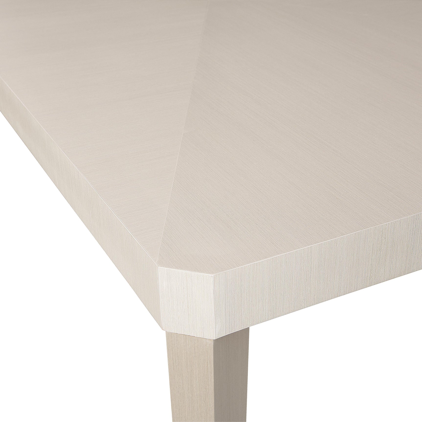 Axiom Linear Grey/Linear White Rectangular Dining Table - Ornate Home