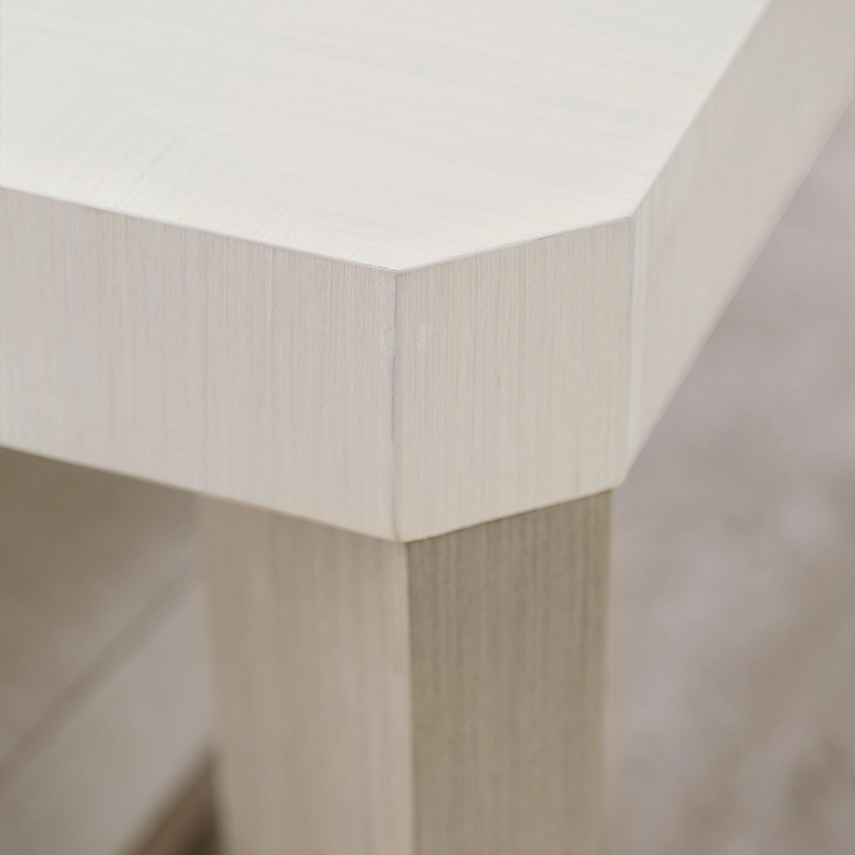 Axiom Linear Grey/Linear White Rectangular Dining Table - Ornate Home