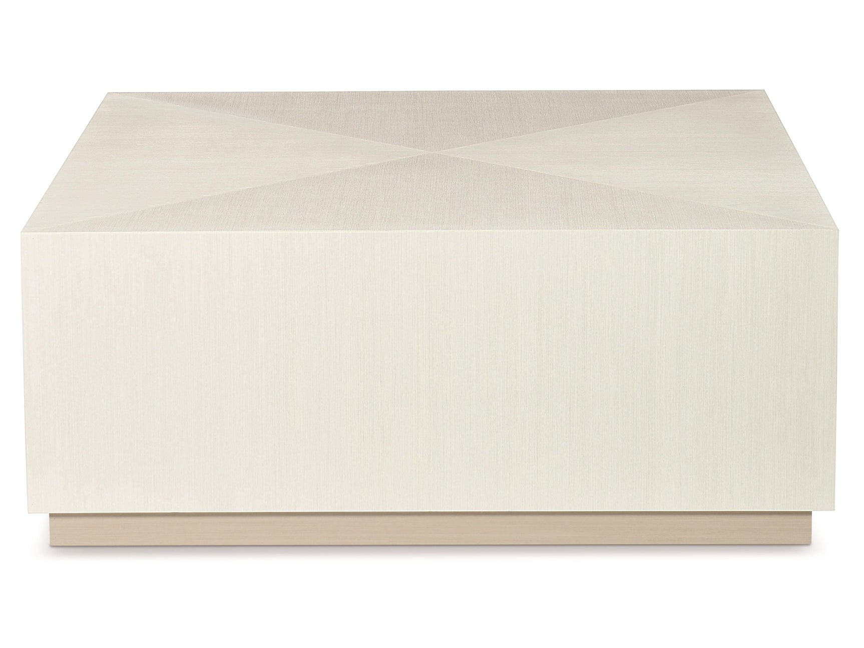 Axiom Linear Grey/Linear White Square Cocktail Table - Ornate Home