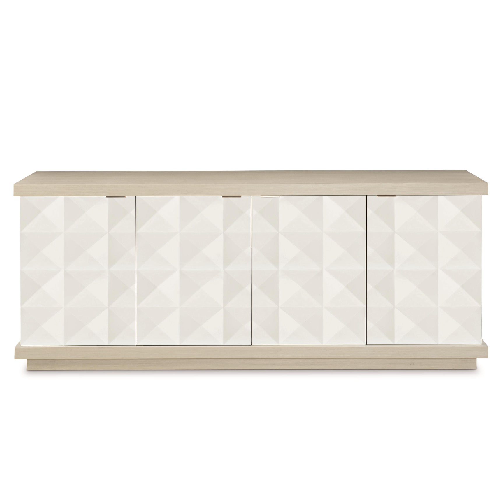 Axiom Linear Grey/Linear White/White Linen Buffet - Ornate Home