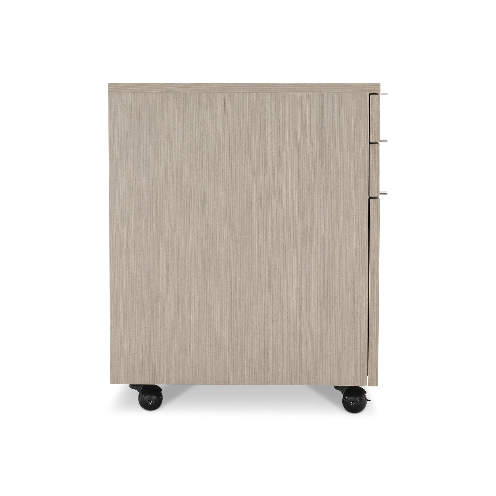 Axiom Linear Grey Three Drawer File Cabinet - Ornate Home