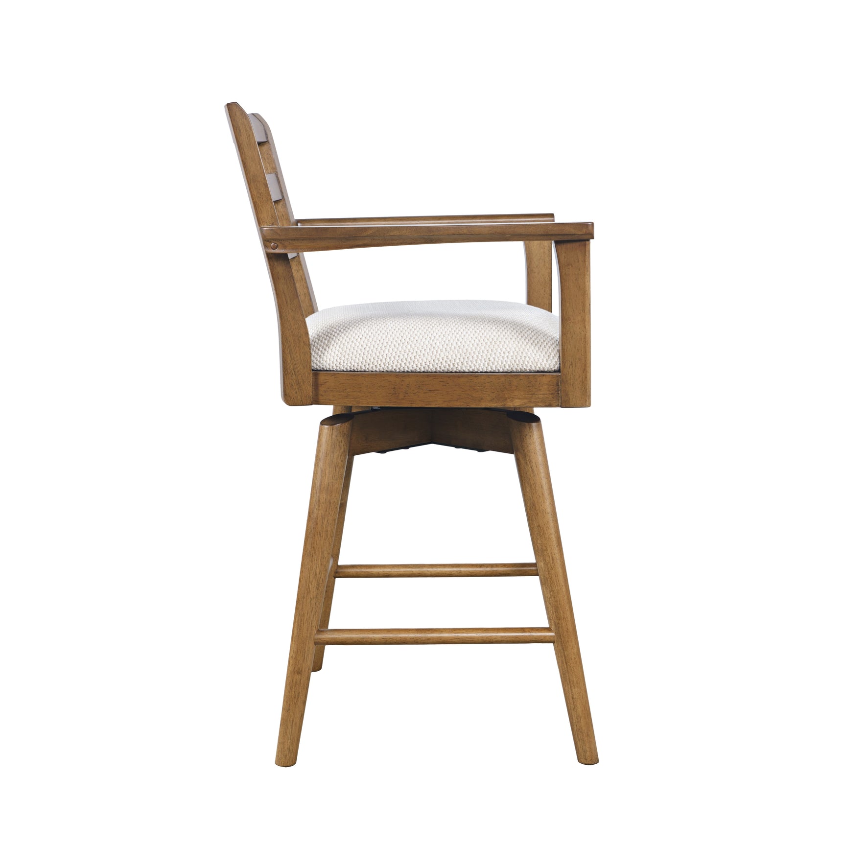 Axis Sable Ladder Back Swivel Counter Stool (Set of 2) - Ornate Home