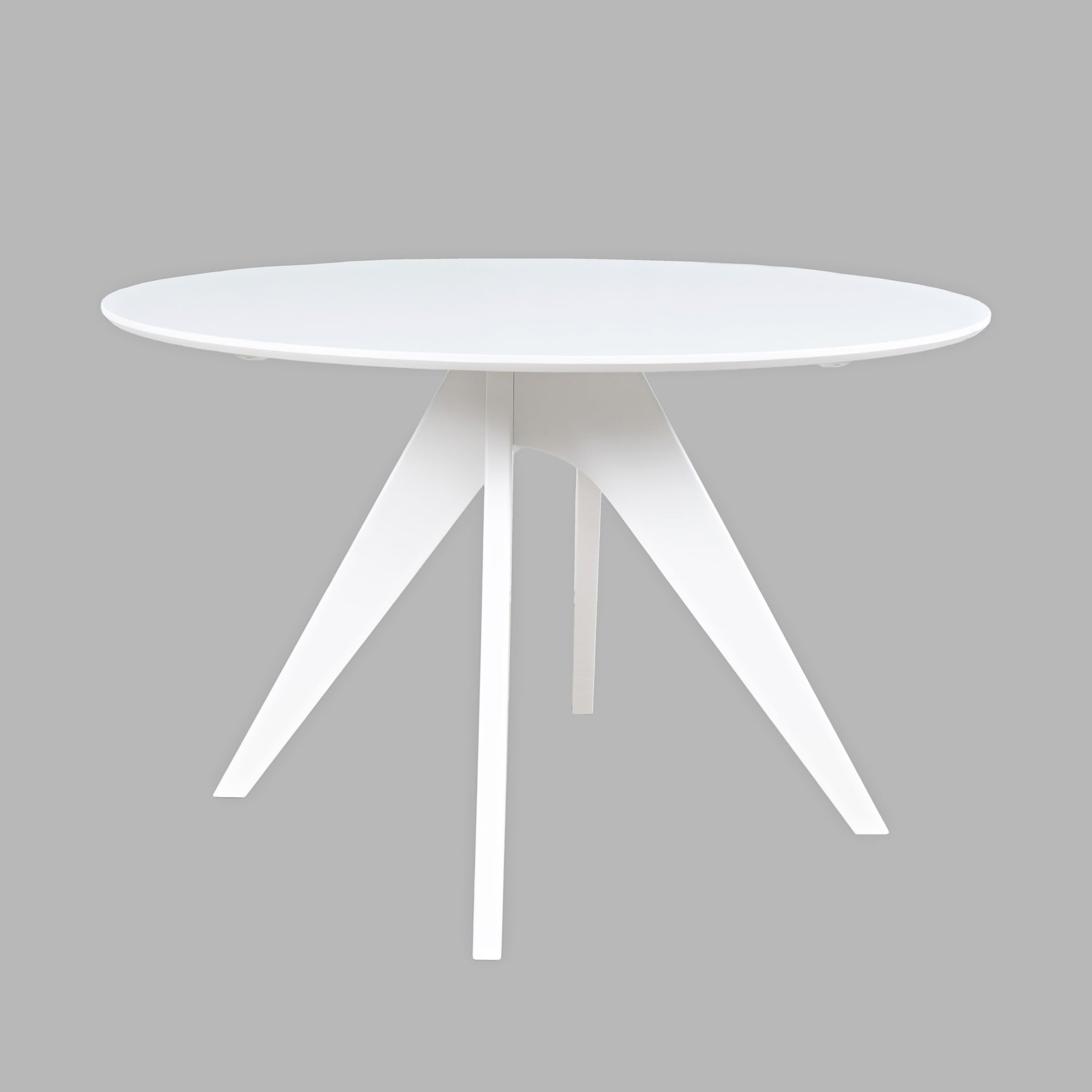 Axis White Round Dining Table - Ornate Home