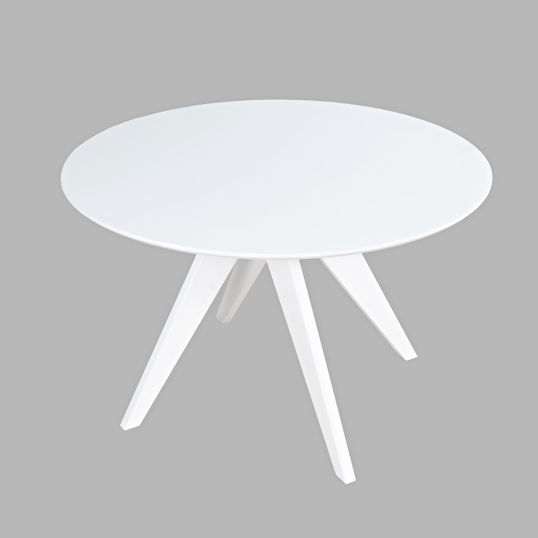 Axis White Round Dining Table - Ornate Home