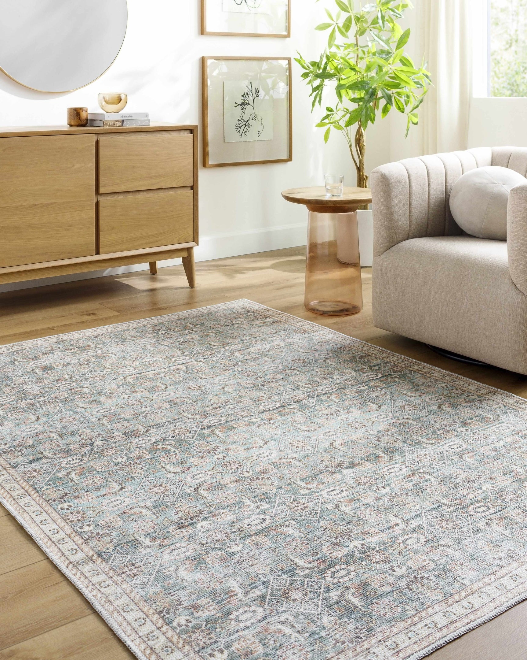 Ayanna Washable Area Rug - Clearance - Ornate Home