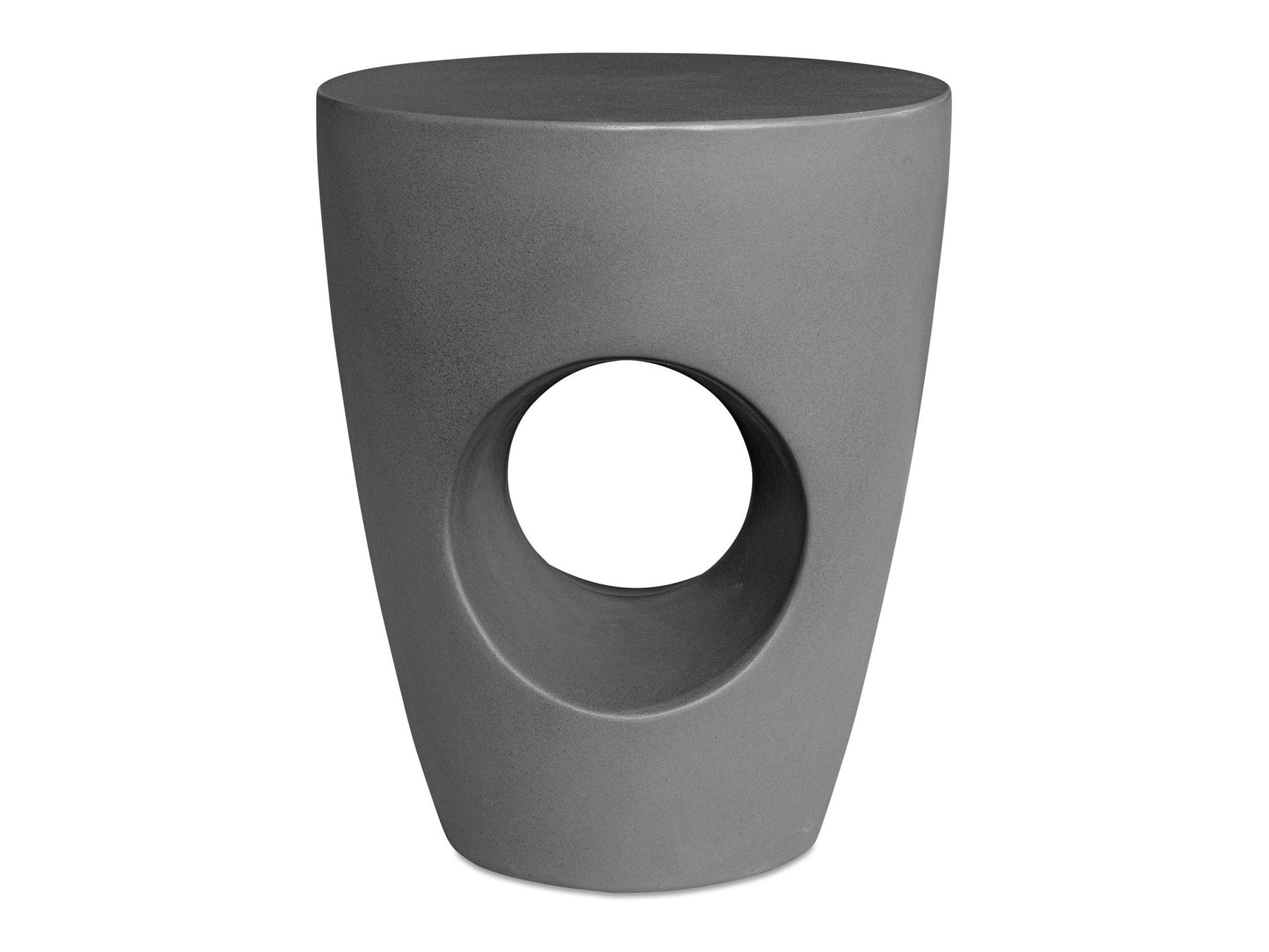 Aylard Dark Grey Outdoor Stool - Ornate Home