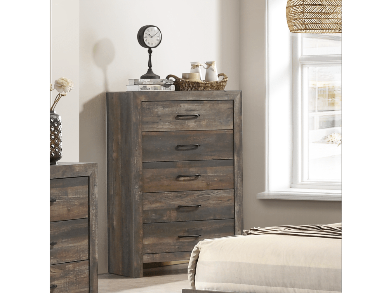 Aylsworth Dark Brown Chest - Ornate Home