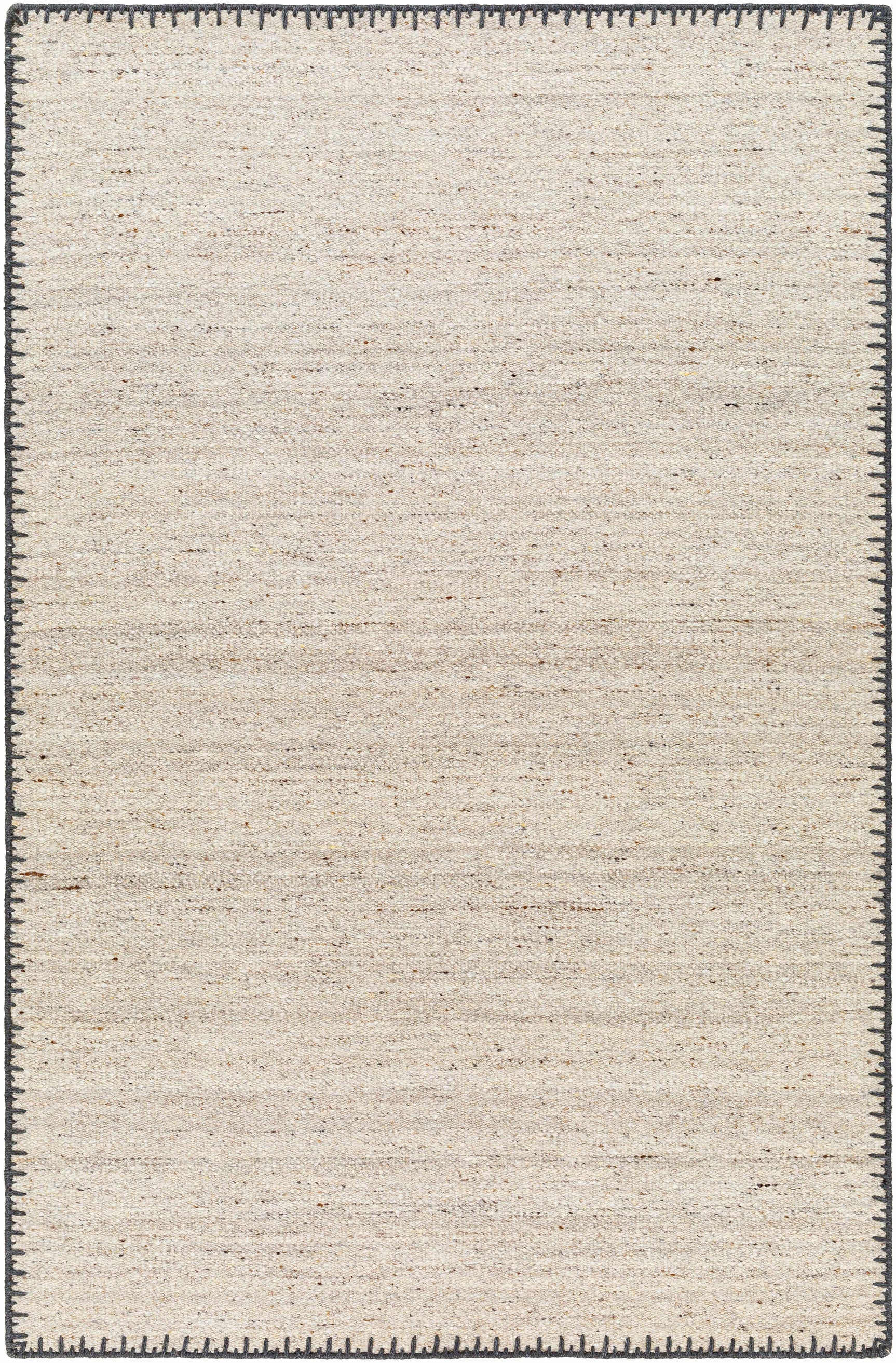 Ayumu Beige Hand Woven Wool Area Rug - Ornate Home