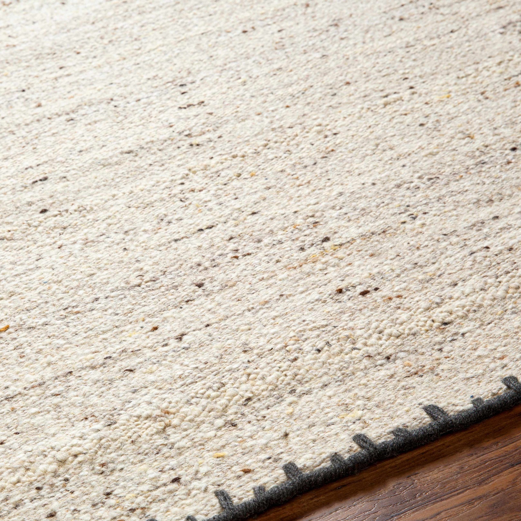 Ayumu Beige Hand Woven Wool Area Rug - Ornate Home