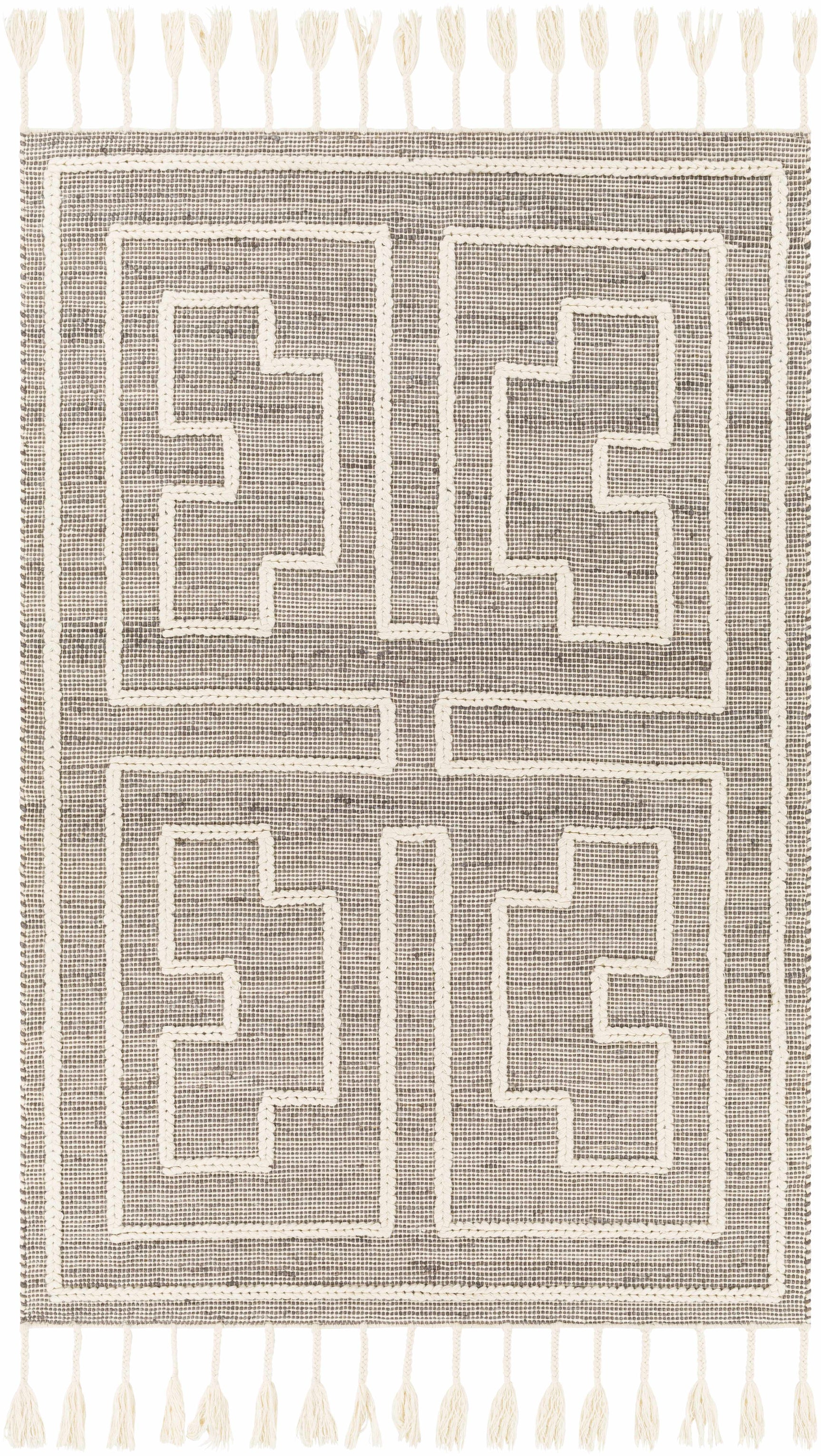 Azra Tasseled Jute&Wool Rug - Clearance - Ornate Home