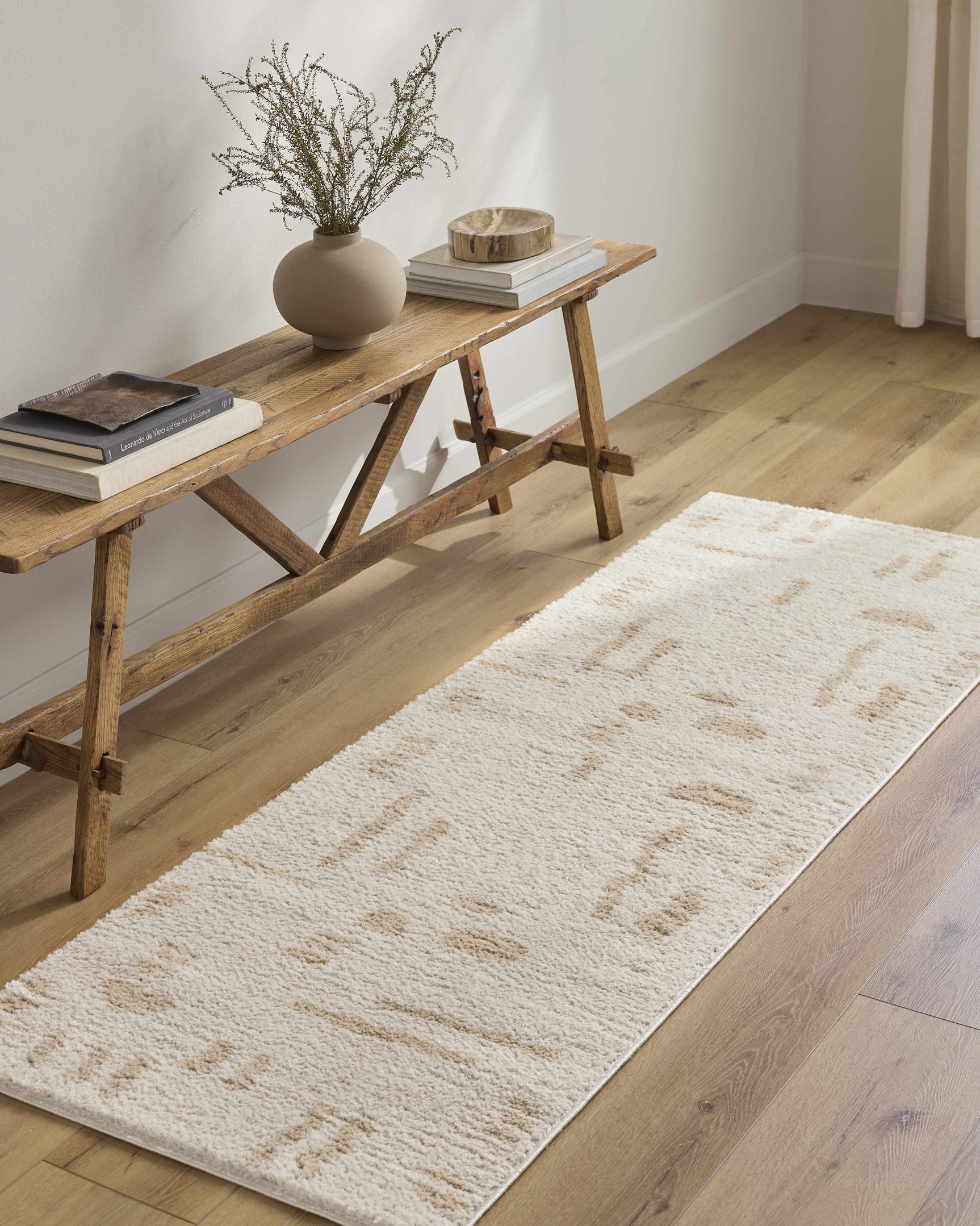 Azriel Beige Washable Area Rug - Ornate Home