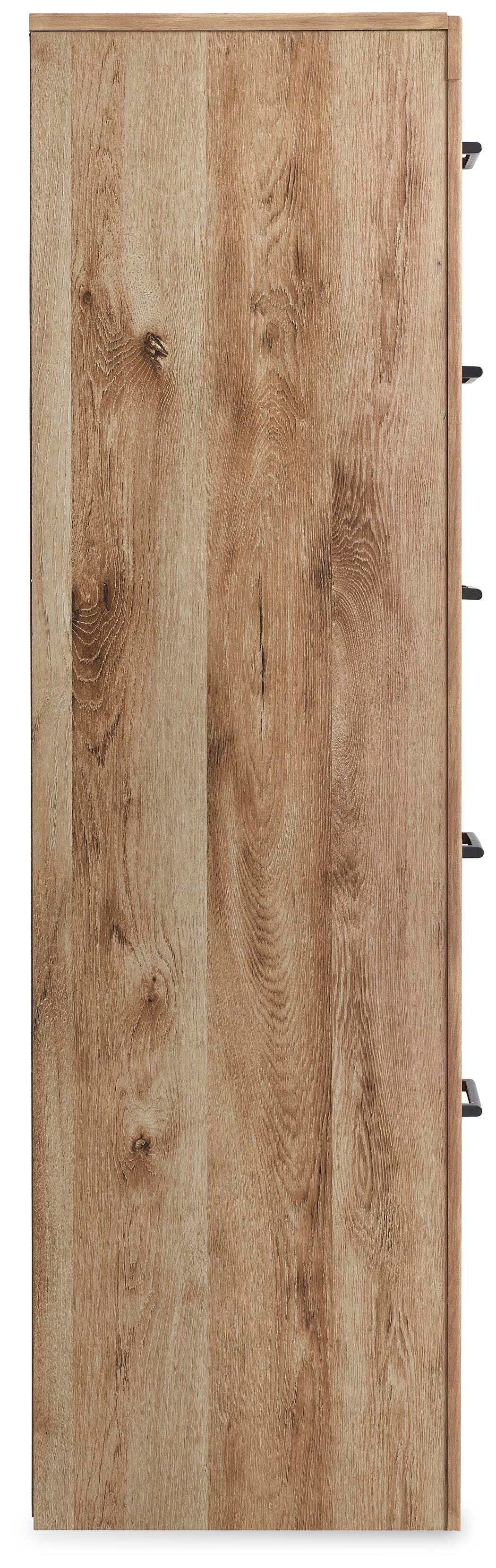 Hyanna Tan Brown King Panel Bed, 2 Chests and 2 Nightstands (Online Special Price)