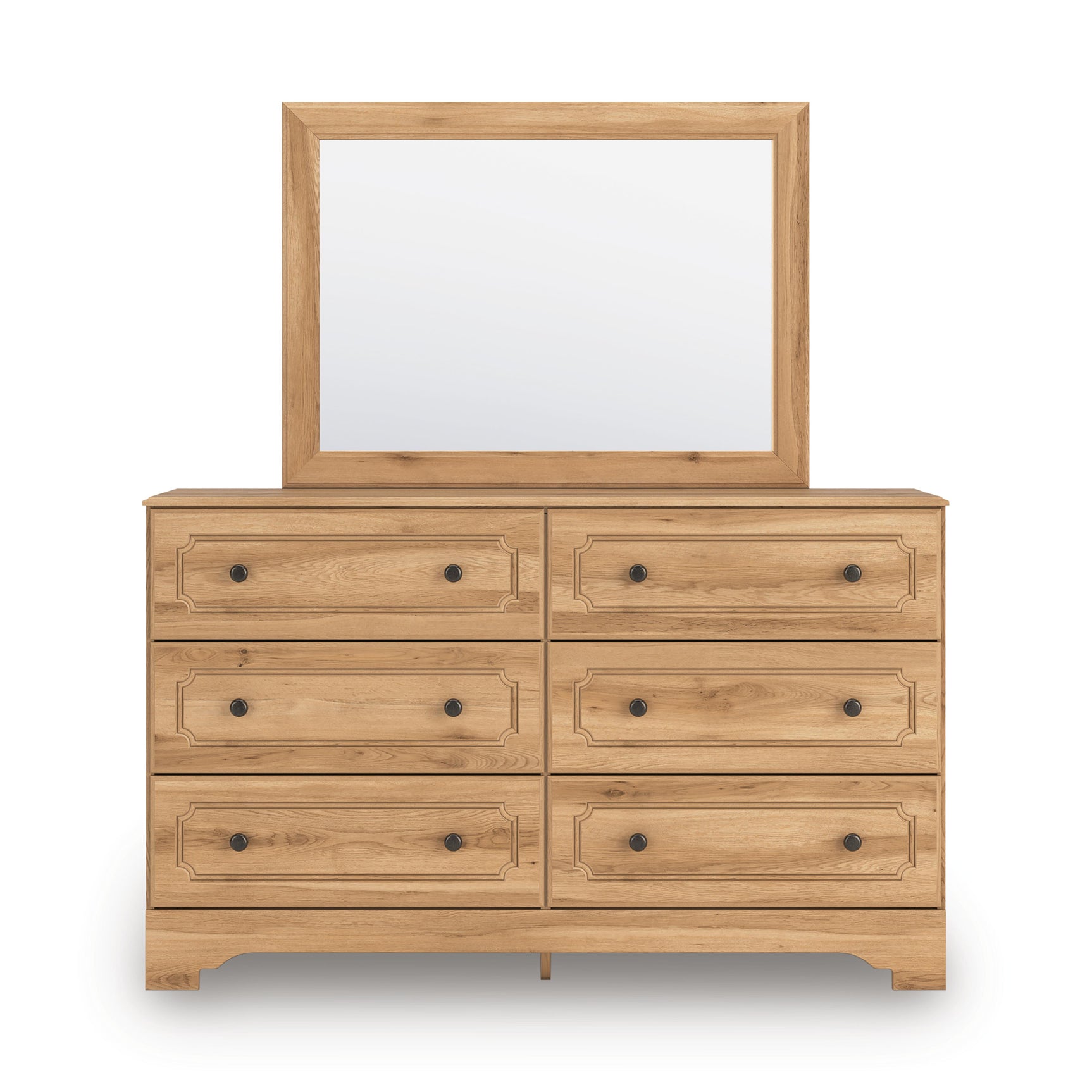 Galletyn Warm Brown Dresser and Mirror