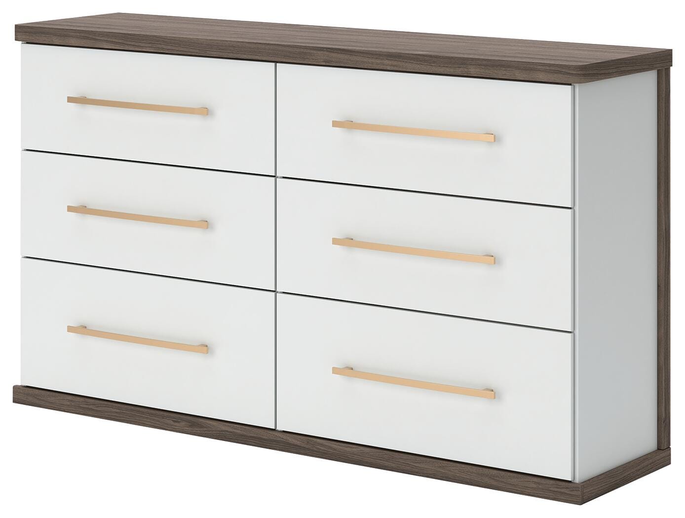 Mazilar Brown/White Dresser