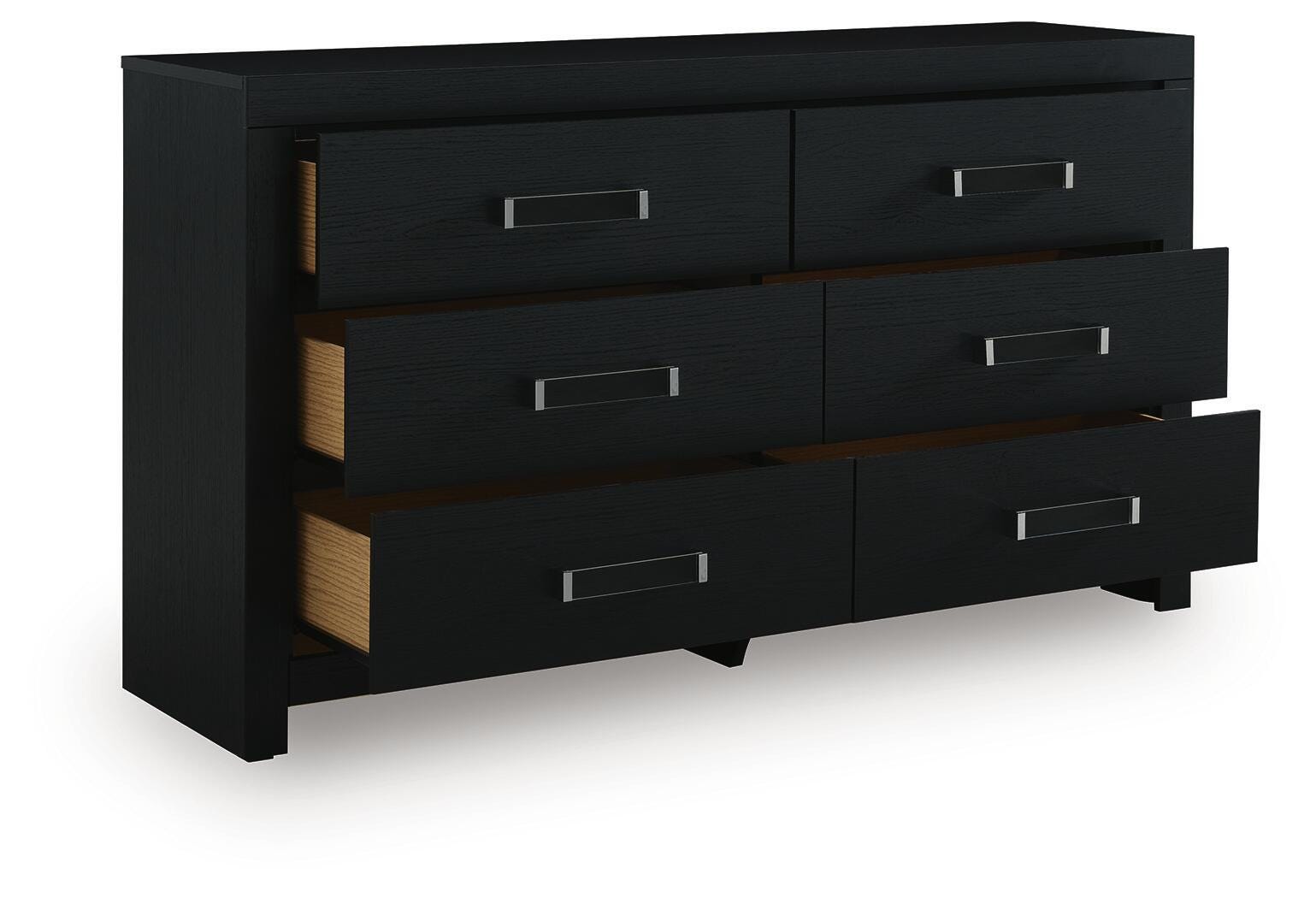 Maeling Black Six Drawer Dresser (Online Special Price)
