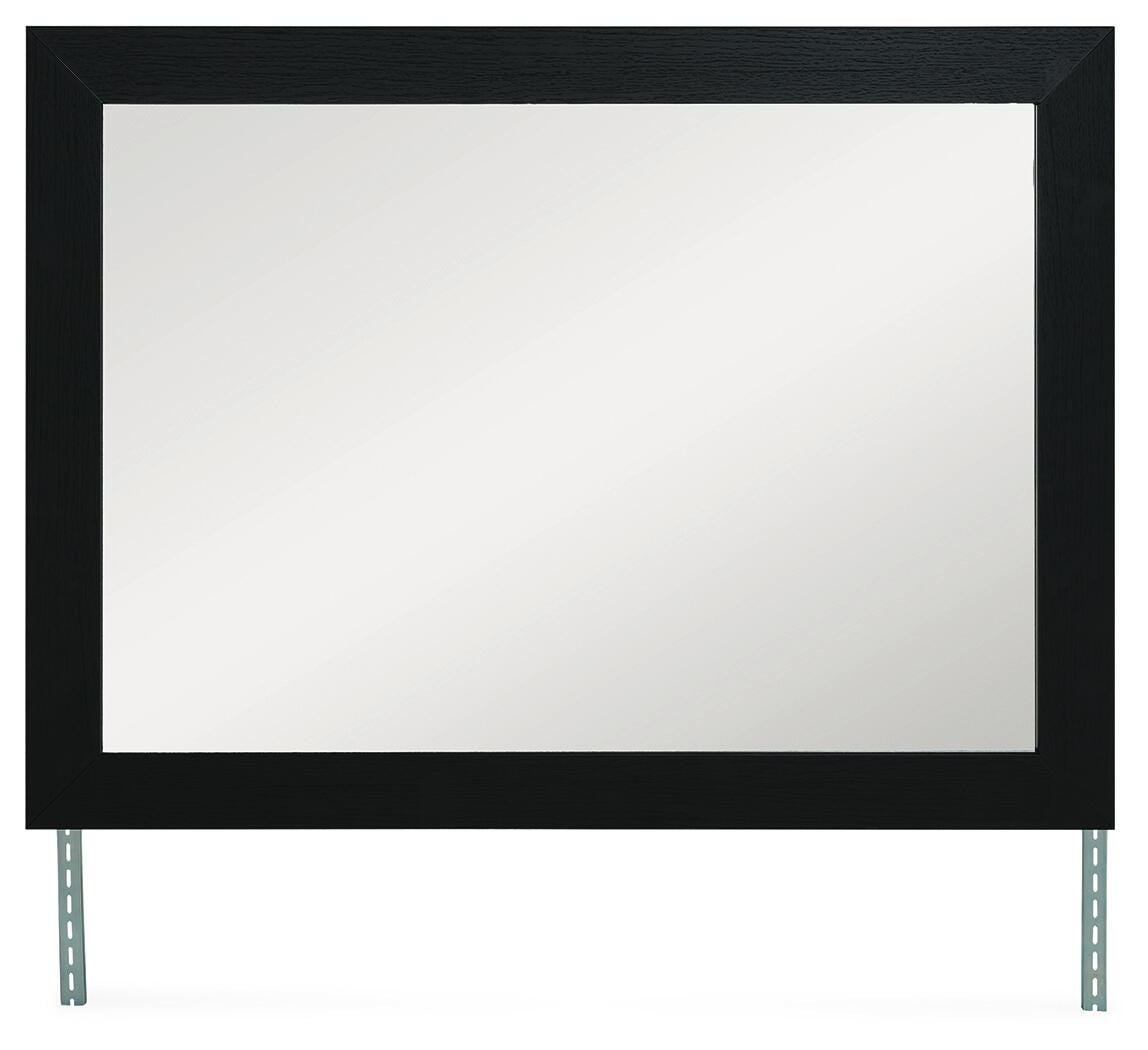 Maeling Black Bedroom Mirror