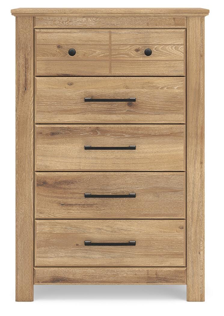 Fenderport Tan Chest of Drawers