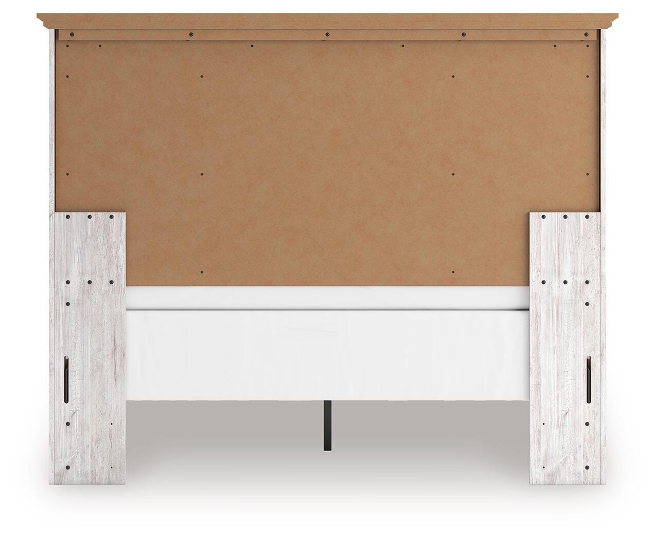 Makidern Whitewash Queen Panel Bed, Dresser, Mirror and Nightstand (Online Special Price)