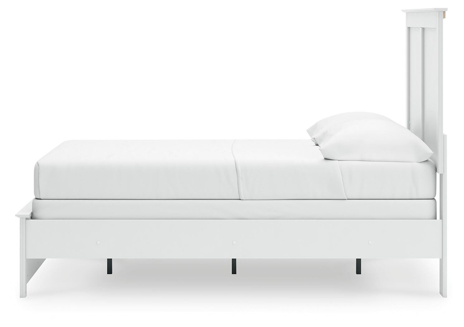 Bostwick Shoals White Full Panel Bed, Dresser and Mirror