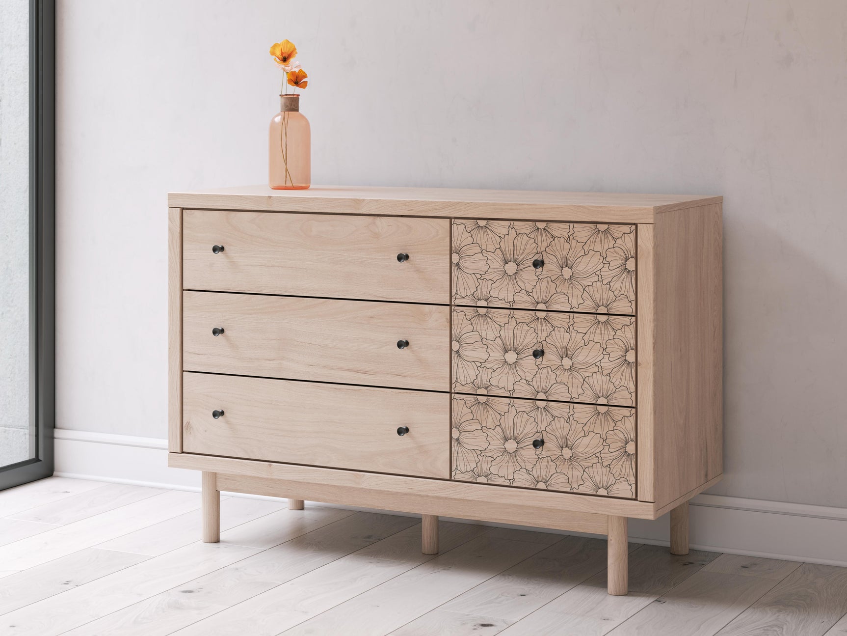 Shapella Tan Dresser