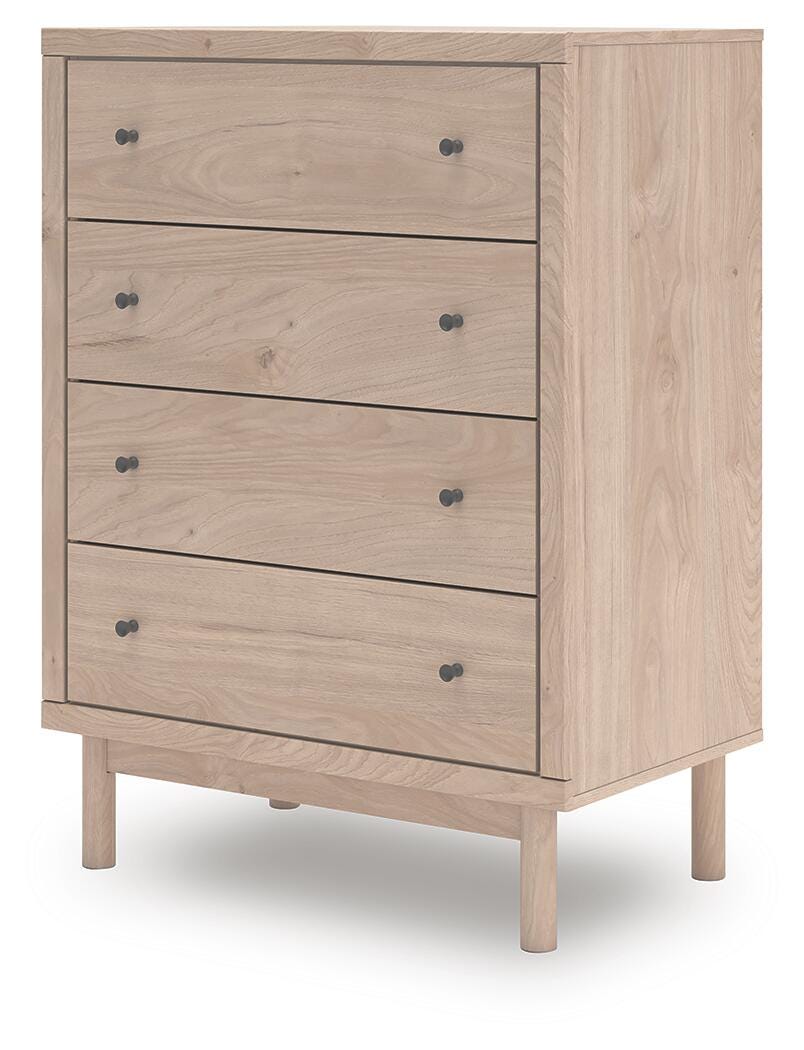 Shapella Tan Chest of Drawers