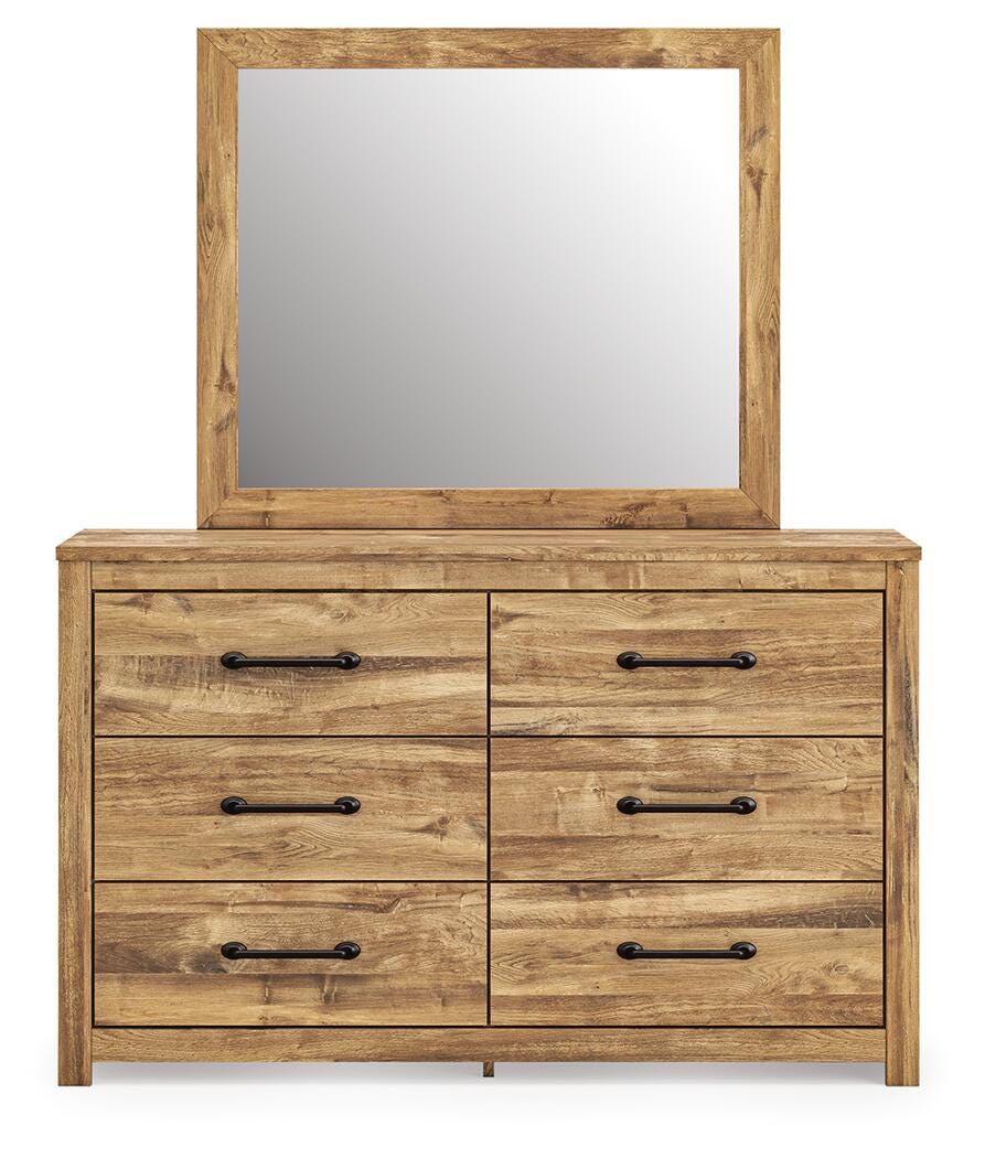 Branstony Brown Dresser and Mirror