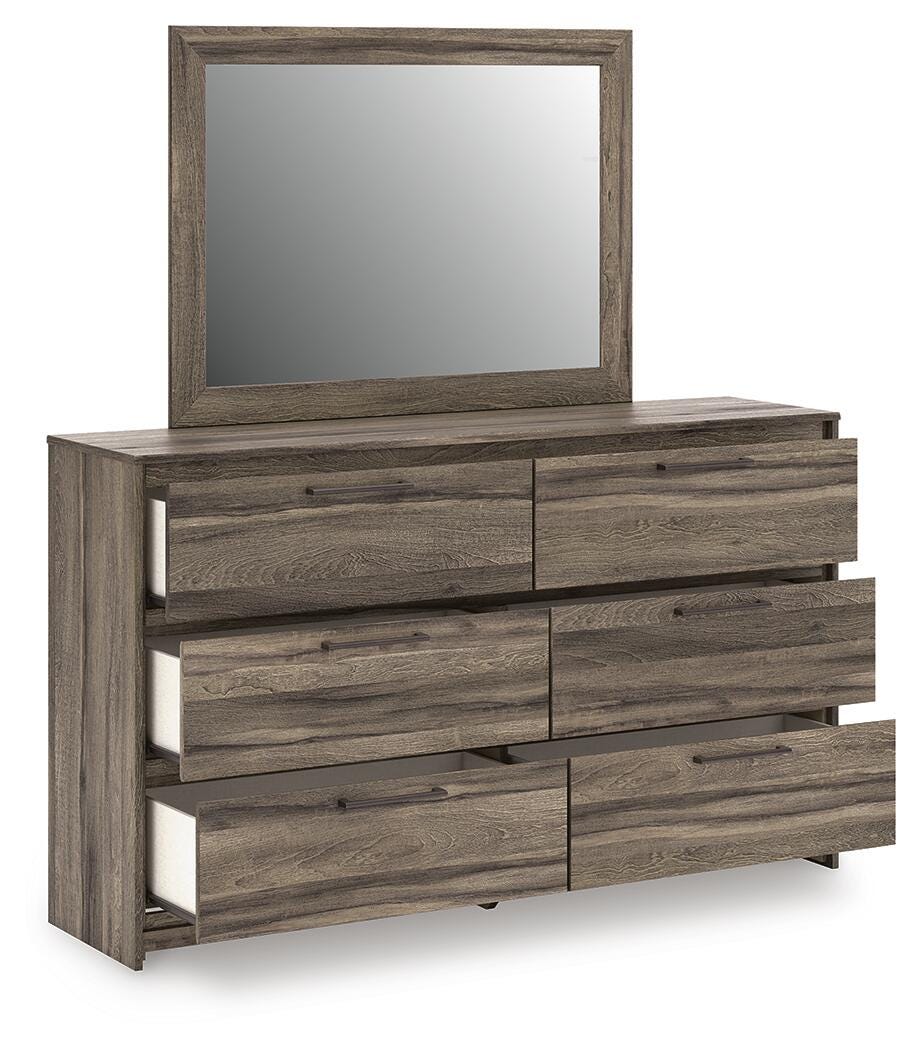 Baystorm Brown Dresser and Mirror (Online Special Price)