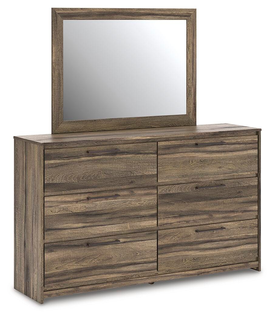 Baystorm Brown Dresser and Mirror