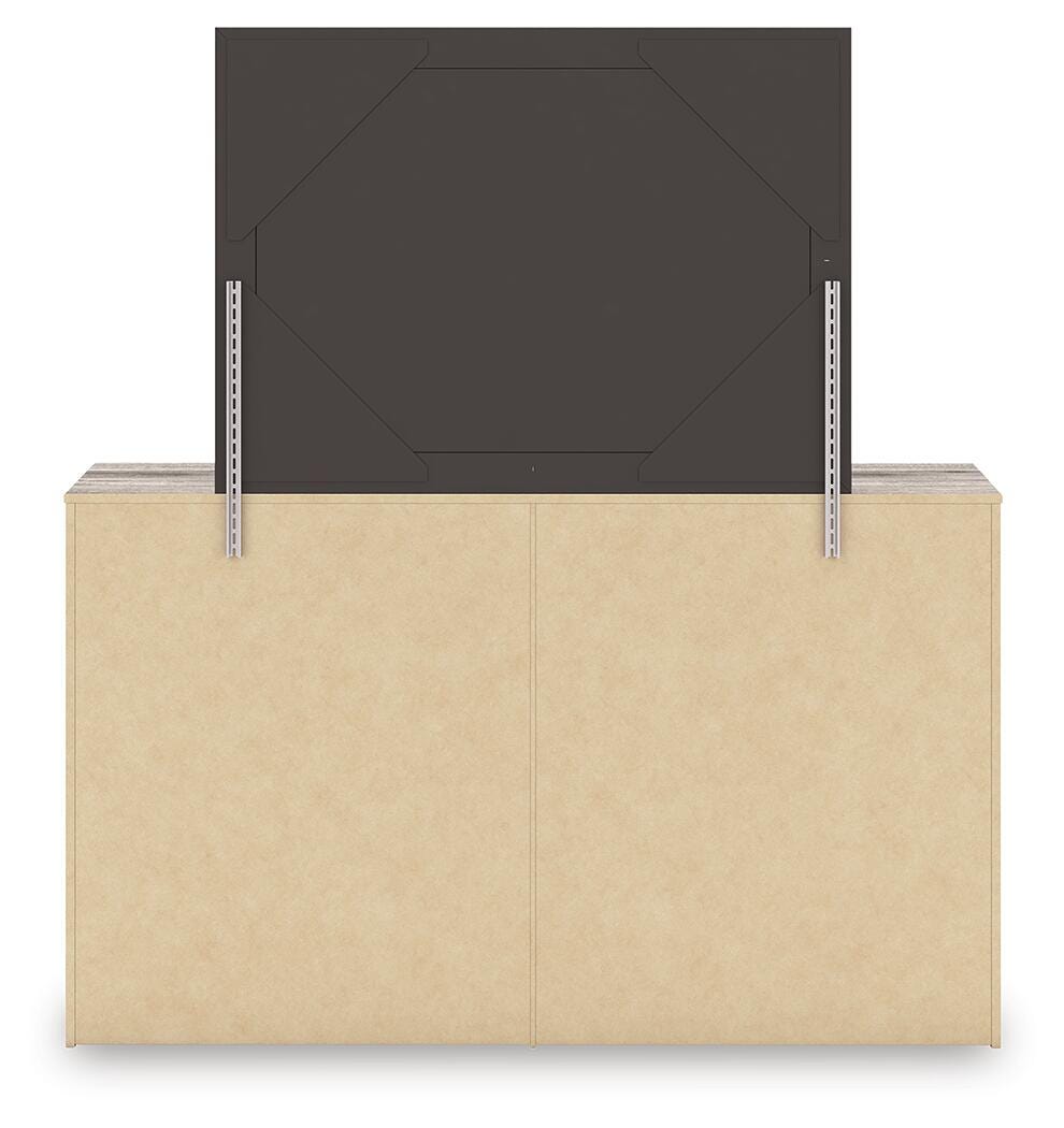 Baystorm Brown Dresser and Mirror (Online Special Price)