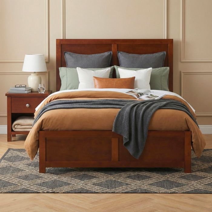Rowe Brown Full Platform Bed