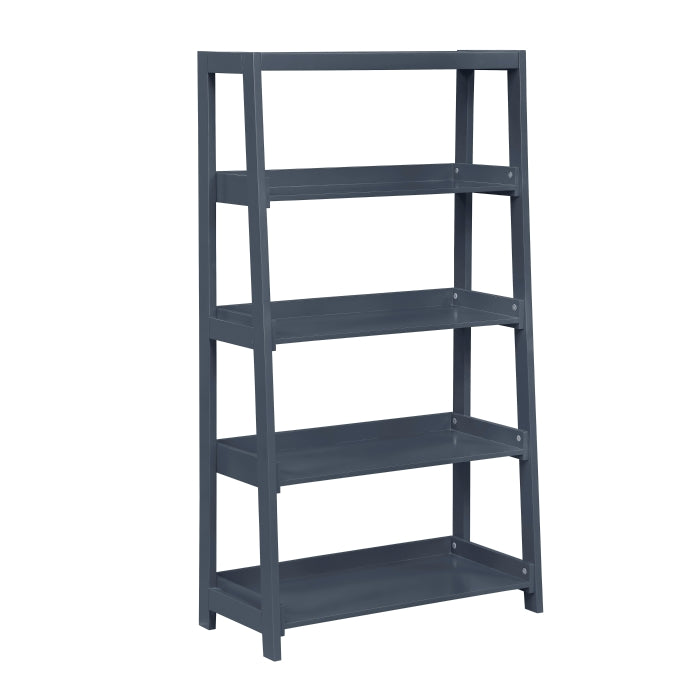 Sloane Blue 4 Fixed Shelves Bookcase