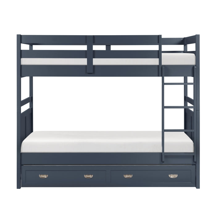 Sloane Blue Twin Bunk Bed