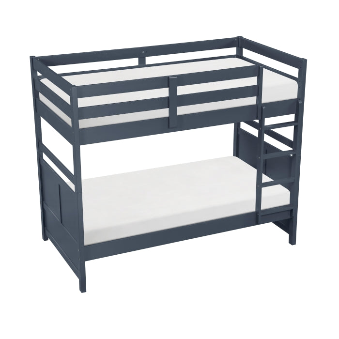 Sloane Blue Twin Bunk Bed